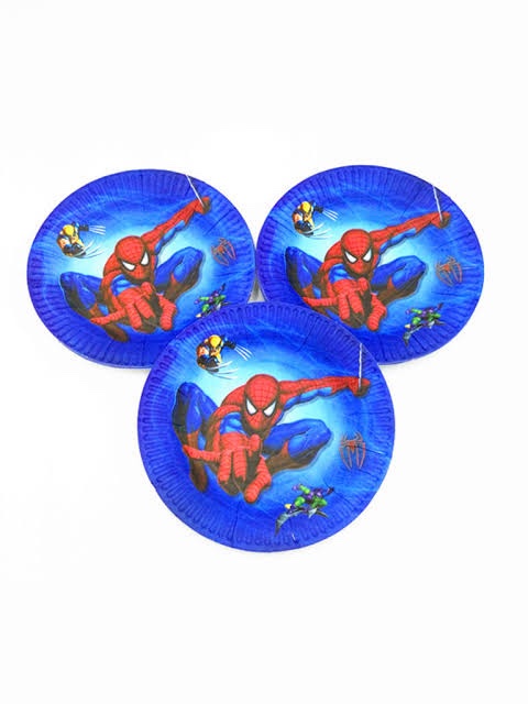 Spider-Man paper plates              صحون سبايدرمان