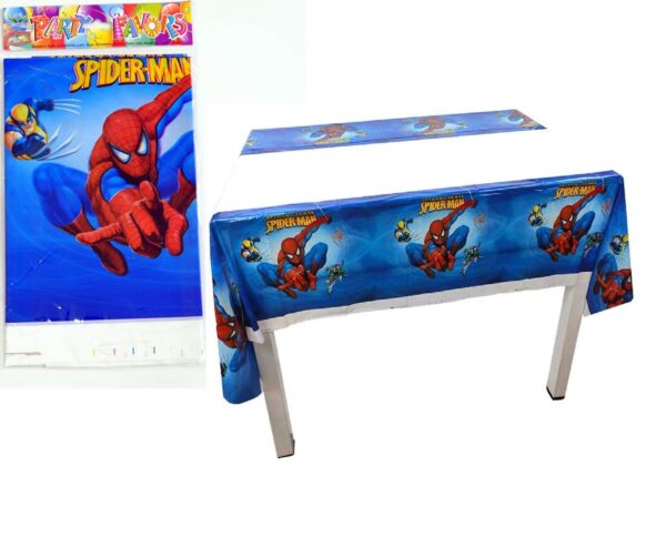 Spider-Man plastic Table Cover مفرش طاولة بلاستيك سبايدرمان