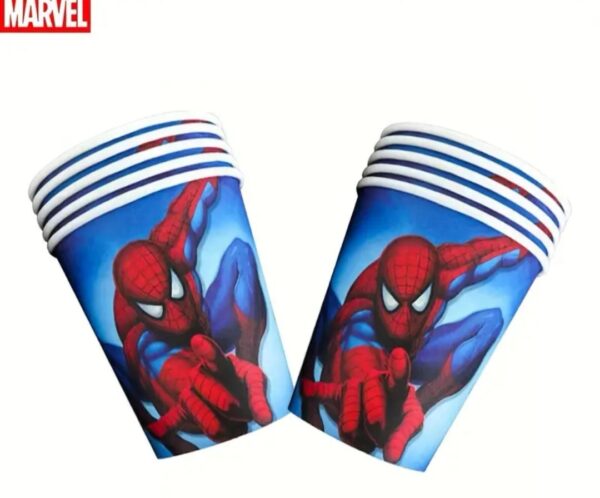 Spider-Man paper cups كاسات كرتون سبايدرمان